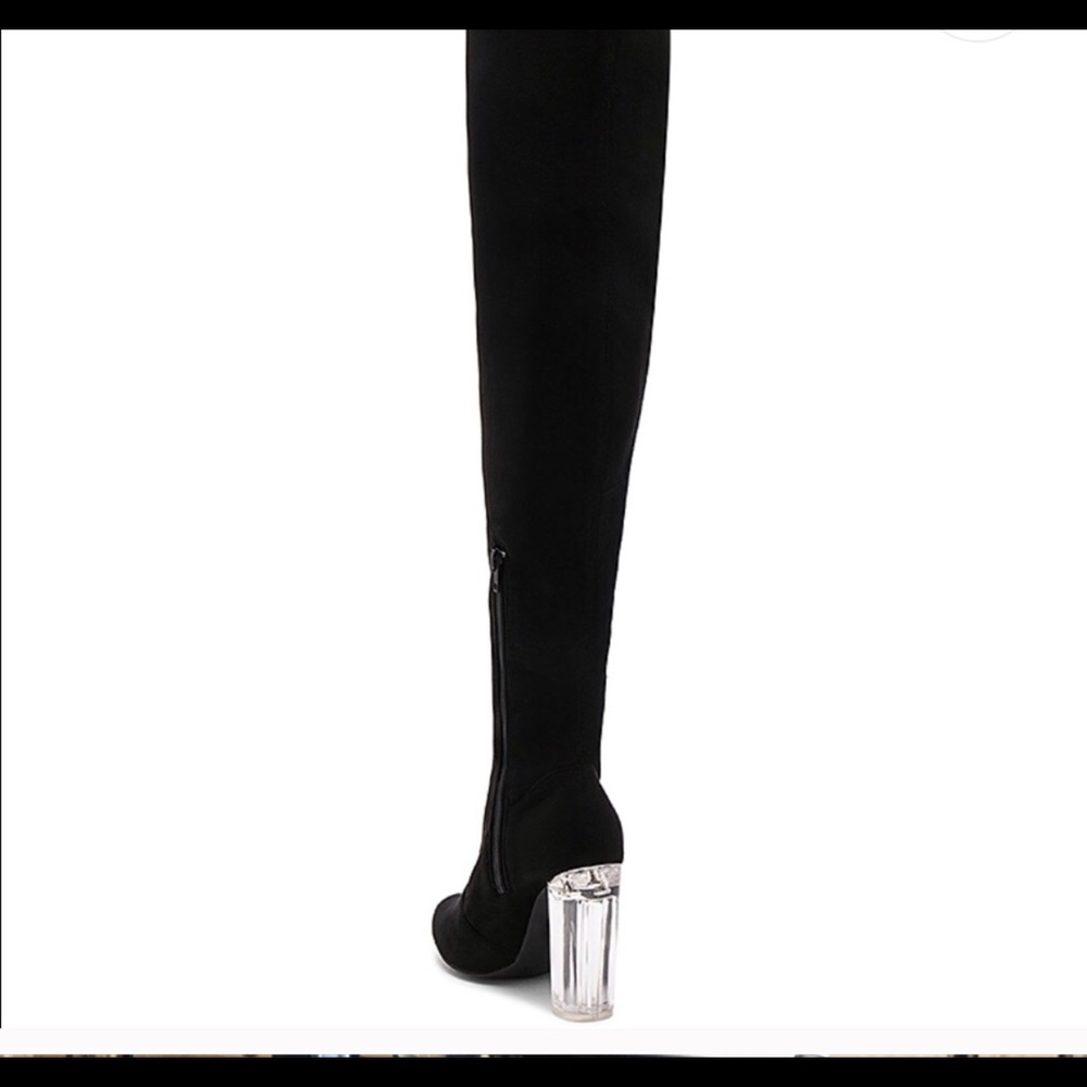 Liv Size 8 thigh high black boots